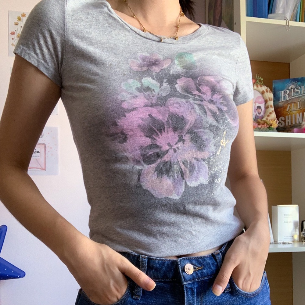 Aeropostale Floral Graphic Tee 🌷